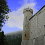 European castle wall