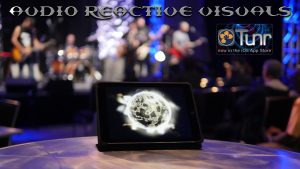 share tunr and give audio reactive visuals